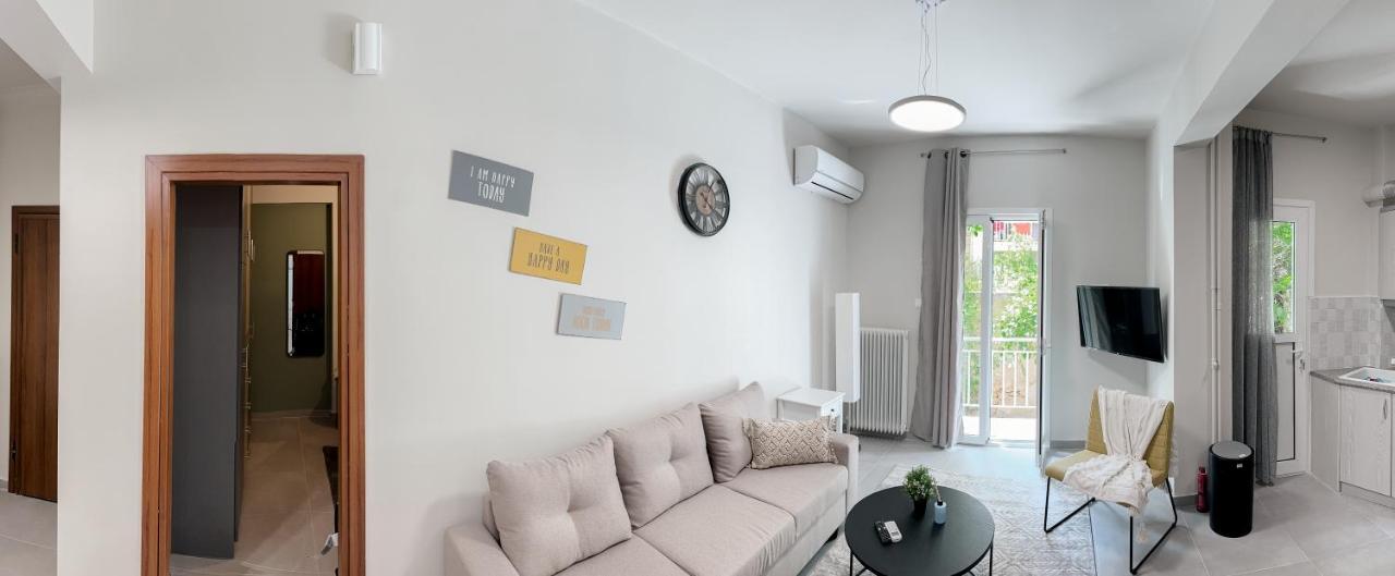 Metro Chic Haven: Modernized Urban Studio Near The Tram Atene Esterno foto